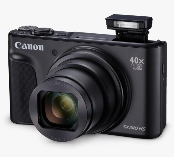Canon PowerShot SX740 HS 20.3MP 40x Zoom Camera – Black