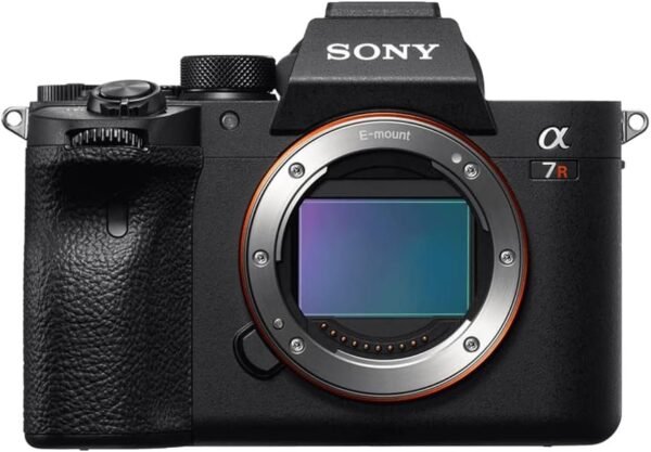 Sony Alpha 7R IV Full Frame Mirrorless Interchangeable Lens Camera w/High Resolution 61MP Sensor, up to 10FPS with Continuous AF/AE Tracking Black Body Only